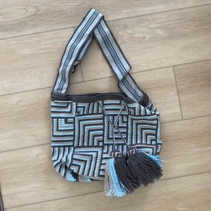 CHILA COLOMBINA TASSLE GEOMETRIC HAND BAG- Nee w/ Tags!